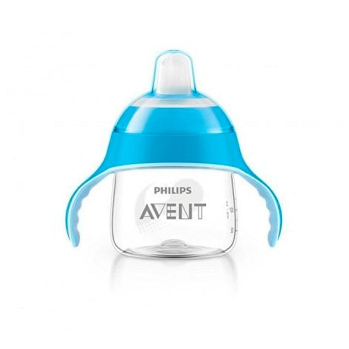 Avent Blue Cup 200ml Soft Mouthpiece +6 Months 1U