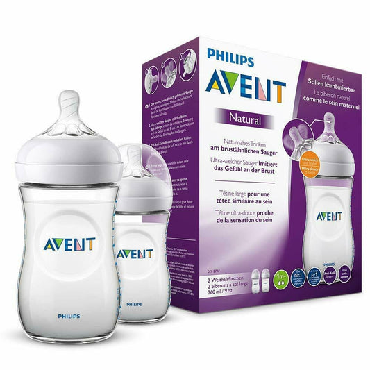 Avent Baby Bottle PP Natural 260ml x 2 Units