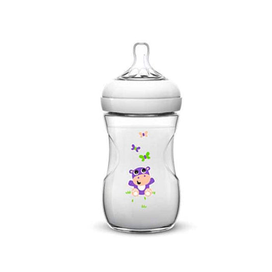 Avent Natural Baby Bottle 260ml Hippo 1U