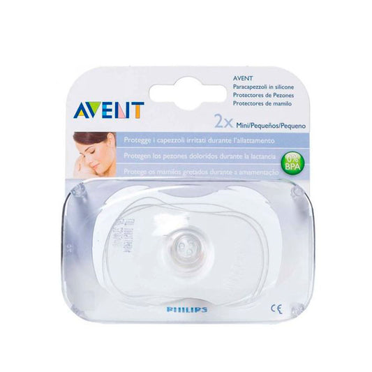 Avent 2 Mini Silicone Nipple Shields