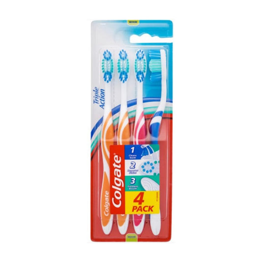 Colgate Triple Action Toothbrush 4 Units