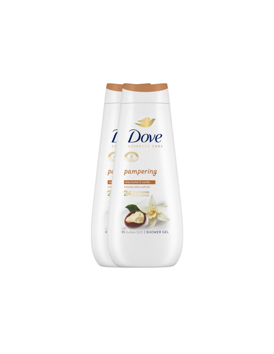 Dove Gel 400ml Karite Duplo