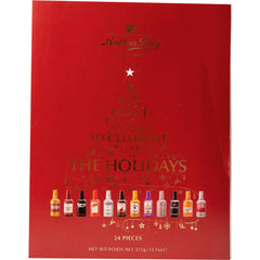 Anthon Berg liqueur advent calendar - 24 mini liqueur filled chocolate bottles 37 x 29 x 4.5 cm