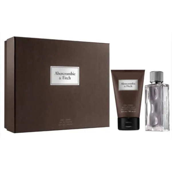 Abercrombie &amp; Fitch First Instinct Man Eau De Toilette Spray 100ml Set 2 Pieces 2020 - Jag Couture London - New York