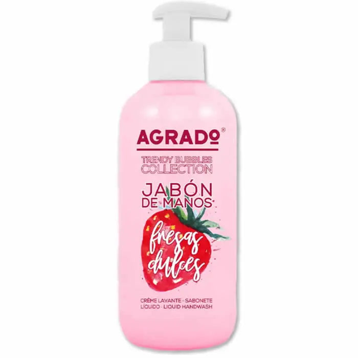 Agrado Trendy Bubbles Collection Liquid Handwash Fresas Dulces 300ml Jag Couture London - New York