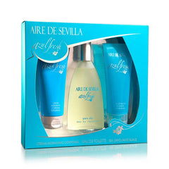 Aire De Sevilla Azul Fresh Eau De Toilette Spray 150ml Set 3 Piezas Jag Couture London - New York