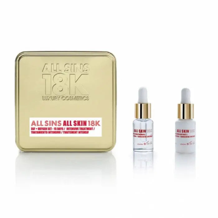 Jag Couture London - New York All Sins 18k All Skin Efg Oxygen 15 Days Intensive Treatment Set 2 Pieces