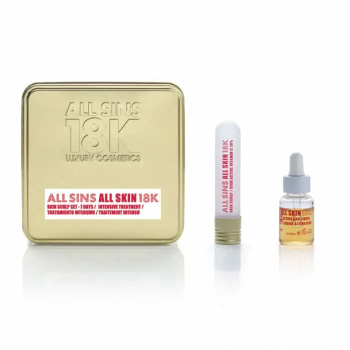 All Sins 18k All Skin Sculp 7 Days Intensive Treatment Set 2 Pieces Jag Couture London - New York