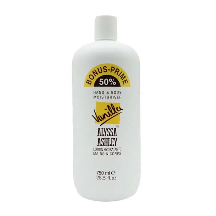 Alyssa Ashley Vanilla Hand And Body Moisturizer 750ml Jag Couture London - New York