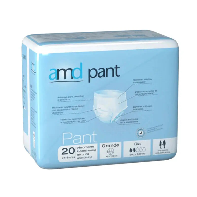 Amd Absorbent Day Pant Panty Liner Large Size 40U Jag Couture London - New York