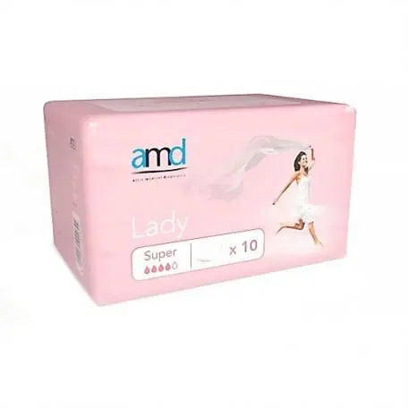 Amd Protector Absorbente Femenino Super 10 Unidades Active Medical Jag Couture London - New York