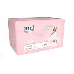 Amd Protector Absorbente Femenino Super 10 Unidades Active Medical Jag Couture London - New York