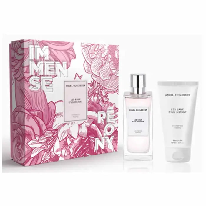 Jag Couture London - New York Angel Schlesser Les Eaux D'Un Instant Immense Peony Eau De Toilette Spray 100ml Set 2 Pieces