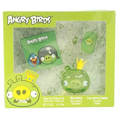 Angry Birds Pig Eau De Toilette Spray 50ml Set 3 Pieces Jag Couture London - New York