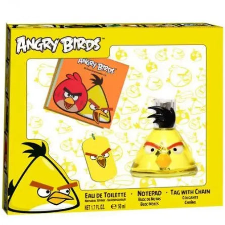 Angry Birds Yellow Eau De Toilette Spray 50ml Set 3 Pieces Jag Couture London - New York