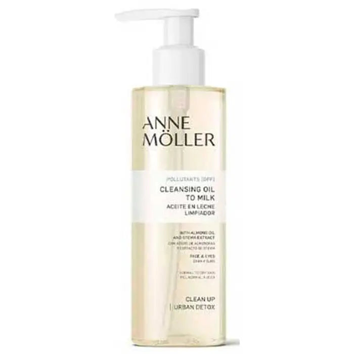 Anne Möller An Clean Up Cleansing Oil To Milk 200ml Jag Couture London - New York