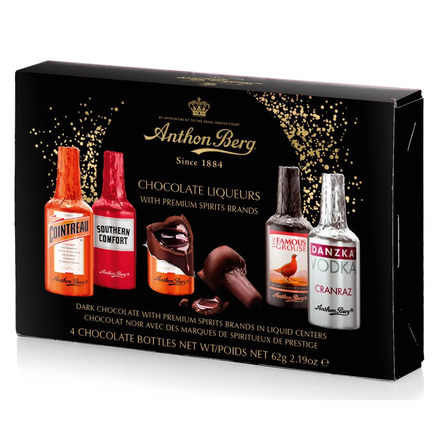 Anthon Berg 4pc chocolate liqueurs Jag Couture London - New York
