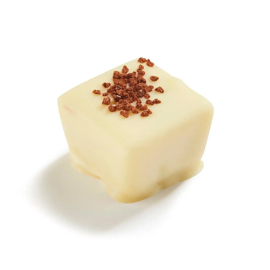 Anton - tiramisu flavoured milk ganache in white chocolate 13.4g Jag Couture London - New York