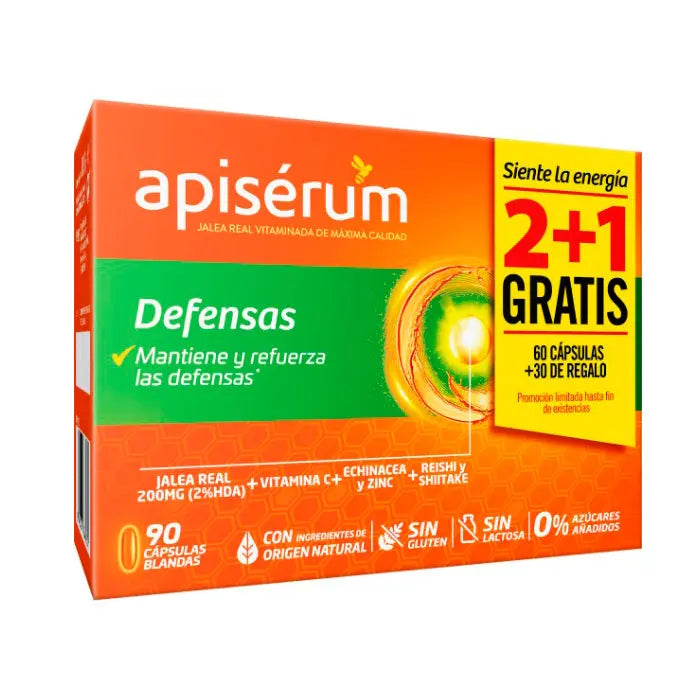 Apisérum Defenses Pack 3 months 90 capsules Jag Couture London - New York