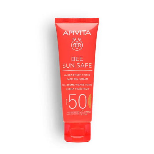 Apivita Bee Sun Safe Hydra Fresh Face Gel Cream Spf50 50ml Jag Couture London - New York