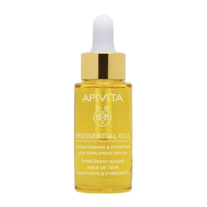 Jag Couture London - New York Apivita Beessential Oils Day Oil Skin Supplement Strengthens &amp; Moisturizes 15ml