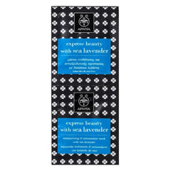 Apivita Express Beauty Μoisturizing And Αnti-pollution Face Mask With Sea Lavender 2x8ml Jag Couture London - New York