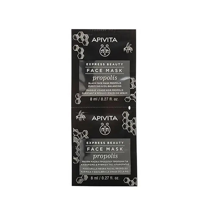 Apivita Mask For Young Oily Skin With Propolis 2x8ml Jag Couture London - New York