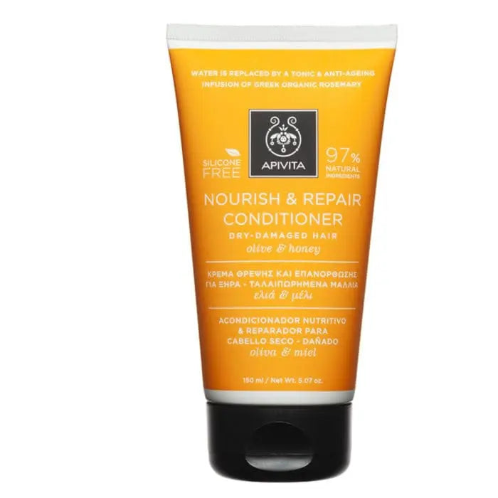 Jag Couture London - New York Apivita Nourish And Repair Conditioner With Olive And Honey 150ml