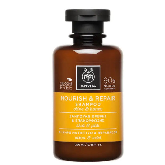 Apivita Nourish And Repair Shampoo With Olive And Honey 250ml Jag Couture London - New York