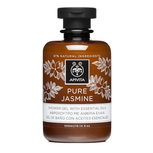 Apivita Pure Jasmine Shower Gel With Essential Oils 300ml Jag Couture London - New York