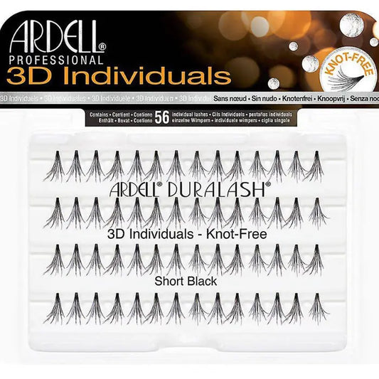 Ardell Individual 3D Position False Eyelashes Short Black Jag Couture London - New York