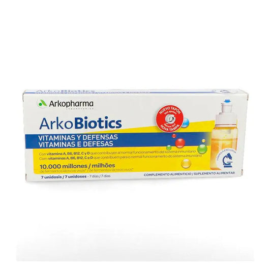 Arkopharma Arkobiotics Vitamins and Defences Adults 7 Doses Jag Couture London - New York