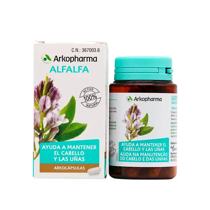 Arkopharma Arkocápsulas Alfalfa 310mg 45 Capsules Jag Couture London - New York