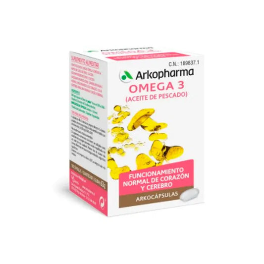 Arkopharma Arkocaps Omega 3 Fish Oil 100 Capsules Jag Couture London - New York