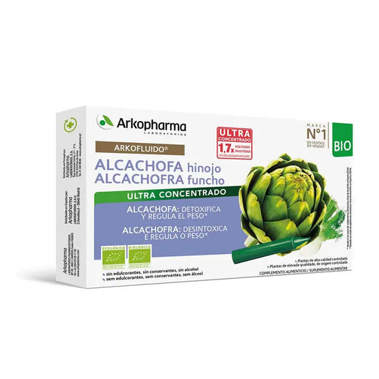 Arkopharma Arkofluid Artichoke Fennel 10 Ampoules Jag Couture London - New York