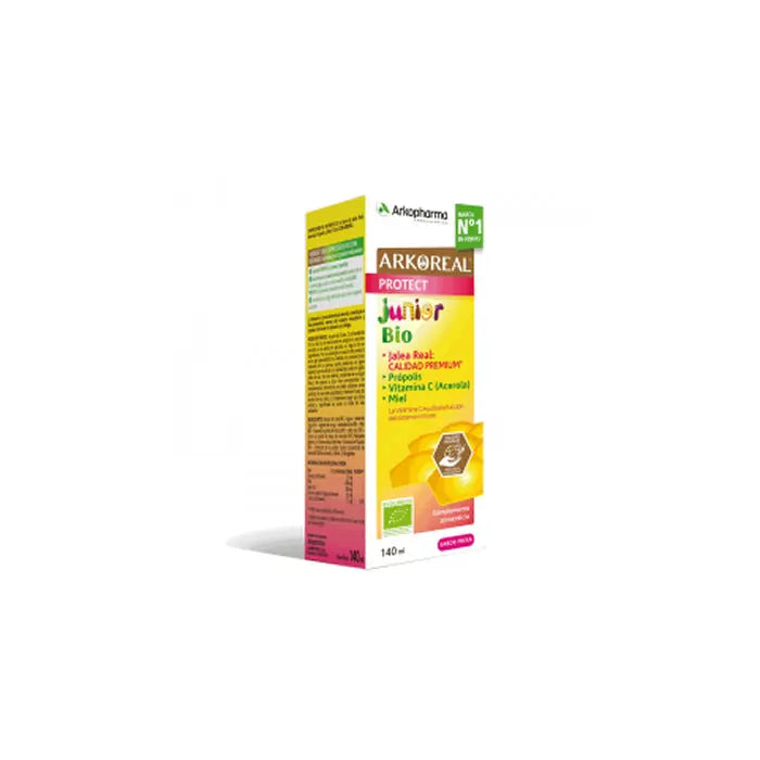 Arkopharma Arkoreal Protect Junior Strawberry Syrup 140ml Jag Couture London - New York