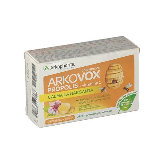 Arkopharma Arkovox 24 Honey &amp; Lemon Tablets Jag Couture London - New York