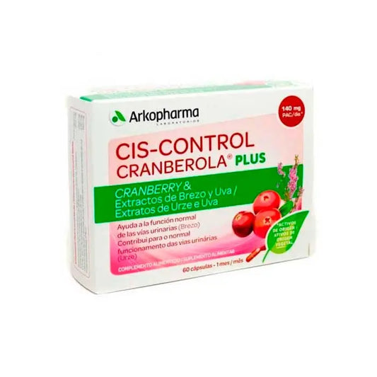 Arkopharma Cranberola Ciscontrol Plus Heather 60 Capsules Jag Couture London - New York