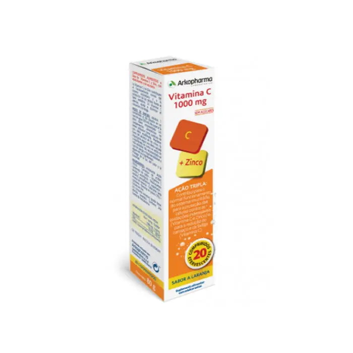 Arkopharma Vitamin C 1000mg 20 Effervescent Tablets Jag Couture London - New York