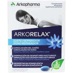 Arkorelax Sleep Plants + Melatonin 30 Tablets Jag Couture London - New York