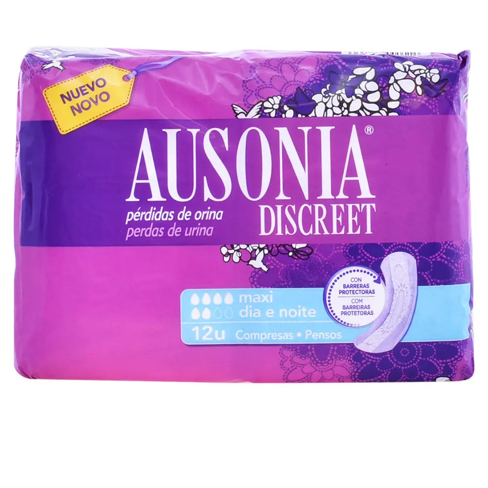 Ausonia Discreet Maxi Sanitary Towels 12 Units Jag Couture London - New York