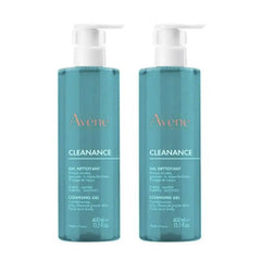 Avène Cleanance Duo Cleansing Gel 2 x 400ml Jag Couture London - New York