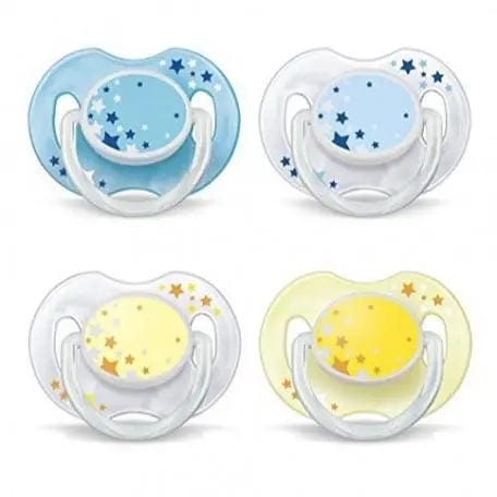 Avent Night Pacifiers 0 to 6 Months 2 Pcs Jag Couture London - New York