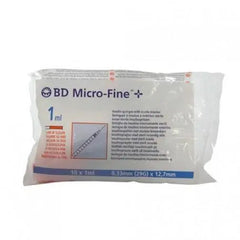 B.d Ultra Fine Jeringa Para Insulina U 100 1ml 29g X 12,7 Mm 10 Unidades Becton Dickinson Jag Couture London - New York