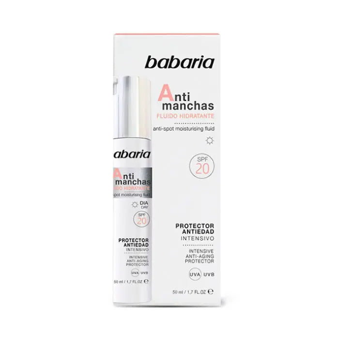 Babaria Anti-Dark Spot Moisturising Fluid Spf20 50ml Jag Couture London - New York