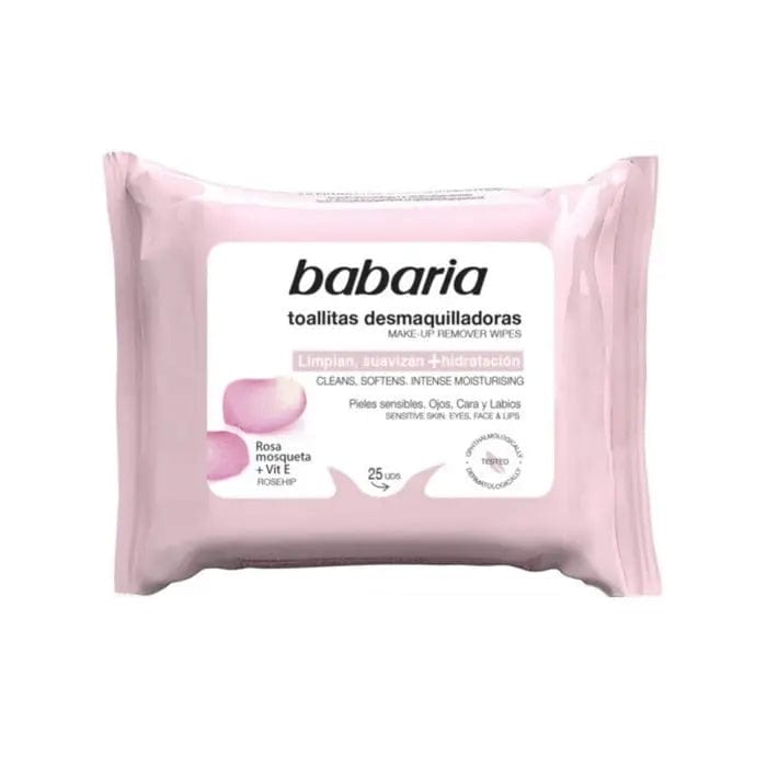 Babaria Rosa Mosqueta Make Up Remover Wipes 25 Units Jag Couture London - New York