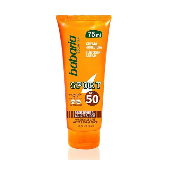 Babaria Sport Sun Cream Spf50 75ml Jag Couture London - New York