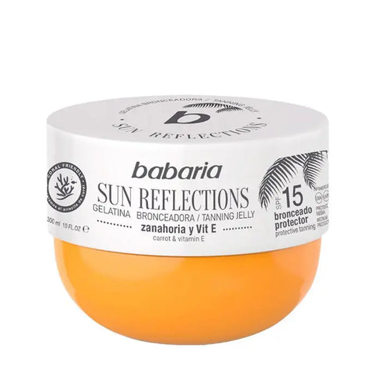 Babaria Sun Reflections Tanning Jelly Protective Tanning Spf15  300ml Jag Couture London - New York