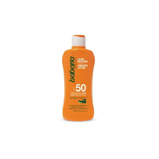 Babaria Sunscreen Lotion With Aloe Vera Spf50 200ml Jag Couture London - New York