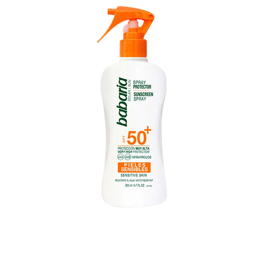 Babaria Sunscreen Spray For Sensitive Skin Spf50 200ml Jag Couture London - New York